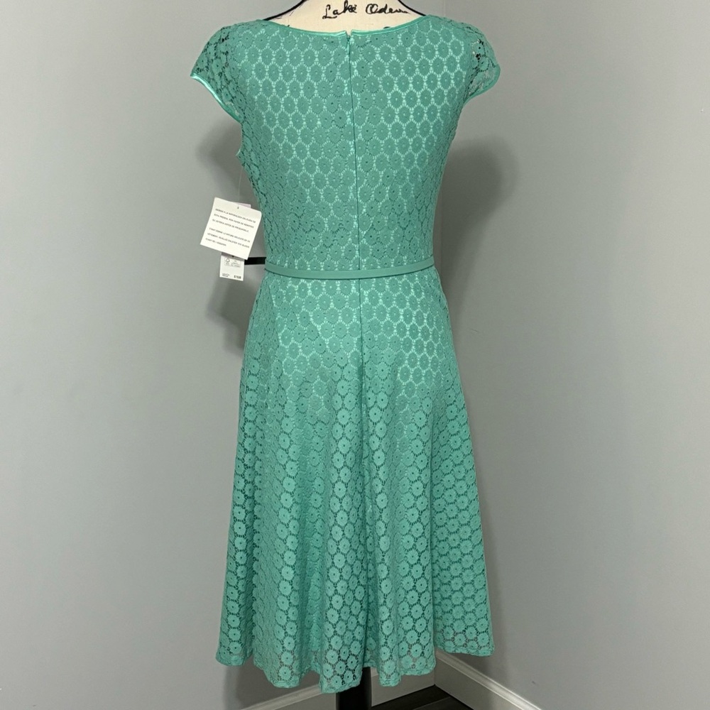 Evan-Picone cool mint Green dress, Women 6 NWT - Picture 2 of 9